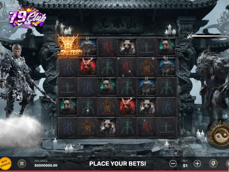 Hinh anh giao dien tro choi no hu Wukong 1